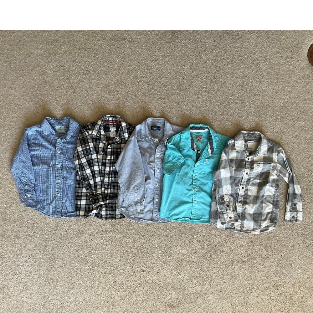 Lot of Button Down Shirts , 5/6, Boys